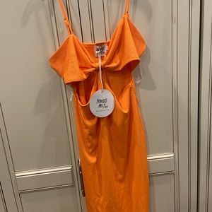 Orange Princess Polly Mini Dress